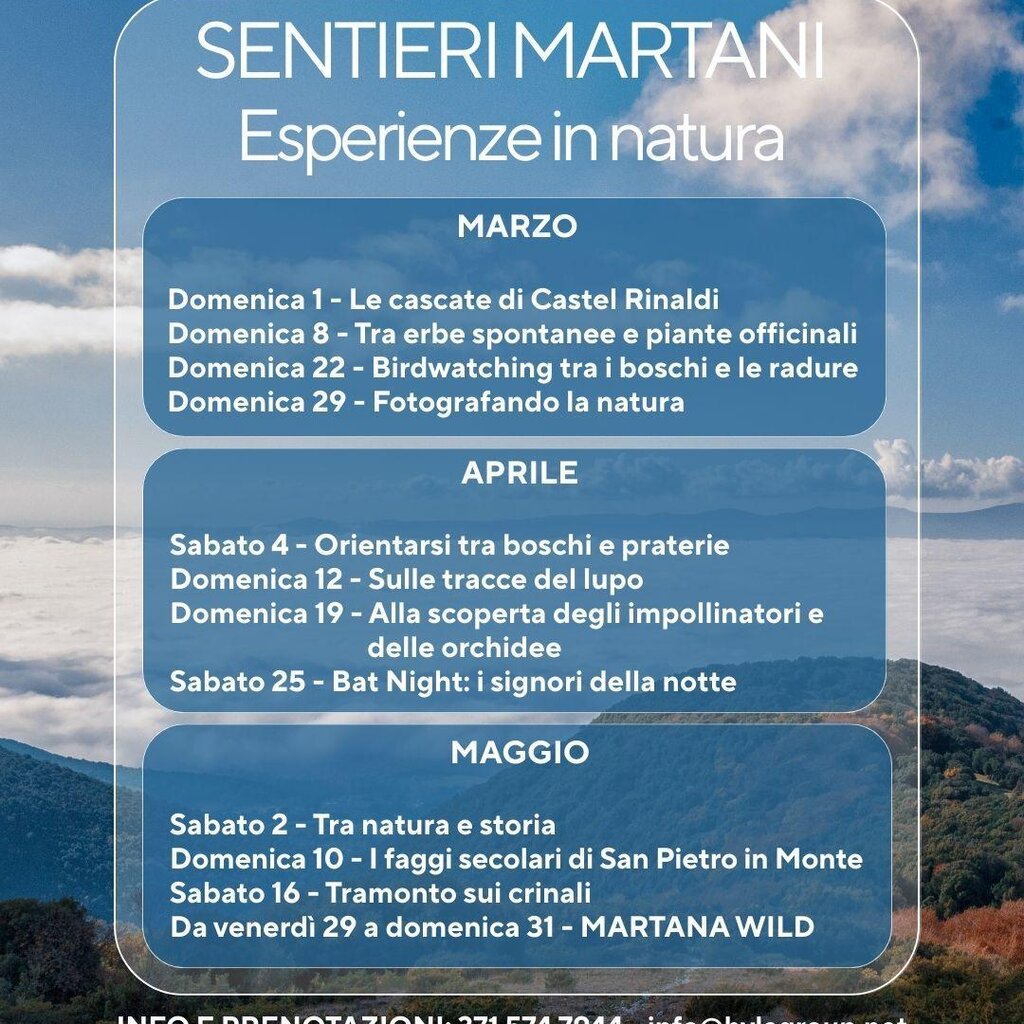 SENTIERI MARTANI - Esperienze in natura